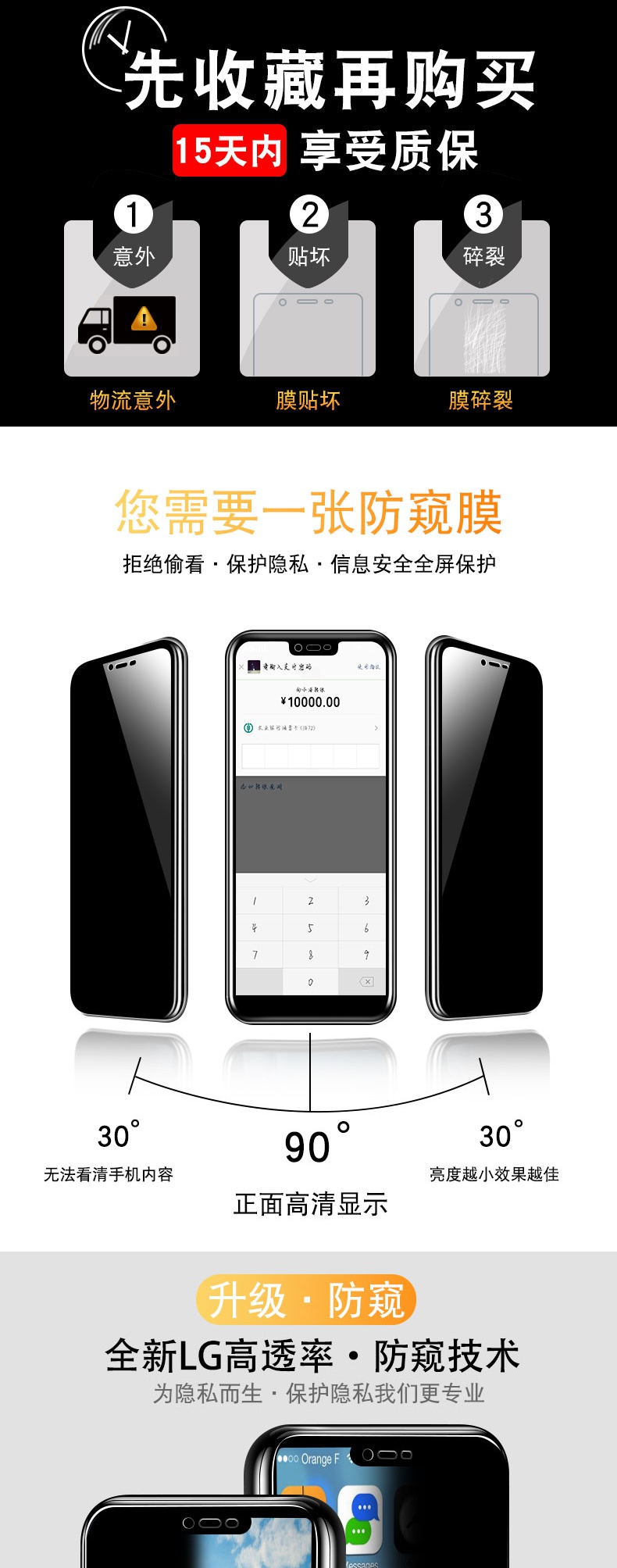 【火豹(HUOBAO)手机贴膜oppo a5 全屏防窥膜-ws】 火豹oppoA5防窥钢化膜0ppoa5防偷窃a5刚化玻璃0pp0a9防窥视 A9-[2片装钻石防窥膜]30&deg;真防窥+送工【价格 图片 品牌 报价】-苏宁易购杰伦3C配件专营店